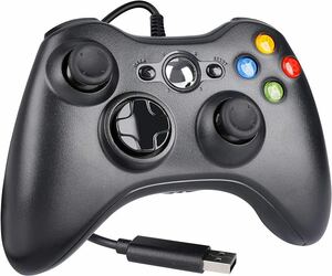 ＊Xbox 360コントローラー有線ゲームパッド USBゲームジョイスティック 有線ゲームコントローラー PC Windows XP 7 8 10 / Xbox 360