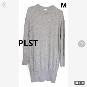 ★美品★PLST プラステ ロングニットワンピース プルオーバー M