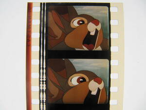 35㎜映画フィルム6コマ18　ディズニー バンビ BAMBI 1988年フィルム ウォルト・ディズニー フェーリクス・ザルテン