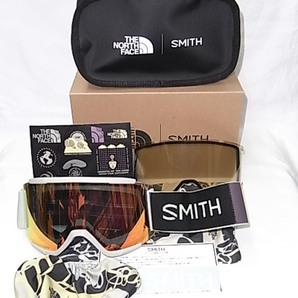 超特価送料込み!!Japan正規品新品24 SMITH Squad XL/Smith×TNF-Jess Kimura/CP Photochromic Red MRR[調光] /CP Storm Amber レンズ付き