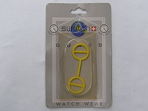 絶版当時物新品未使用品!! SWATCH GUARD / Yellow / スウォッチ ガード シリコンプロテクター / イエロー / ＃2