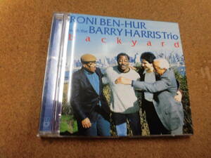 輸入盤CD RONI BEN-HUR with the BARRY HARRIS TRIO/BACKYARD