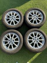 ☆205/55R16 91Q☆ブリヂストンブリザックVRX2☆16×6.5J +38 5/114.3☆ECO FORME☆_画像1