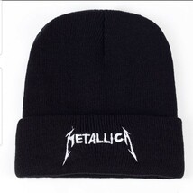 新品　Metallica Logo ニット帽 春 秋 冬 ビーニーキャップ　メンズ_画像1