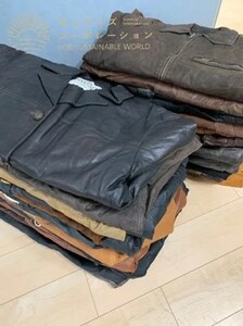 30着 レザージャケットMIX Men's M~XL ユーロ古着 US古着 リアルレザー 検品済 SRC古着卸 セットまとめ売り 仕入れ