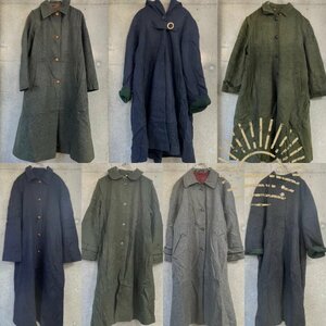 7着 ウールコートMIX レディース M~XL ユーロ古着 Burberry チロリアン ローデンコート 検品済 SRC古着卸 セット まとめ売り 仕入れ オロシ