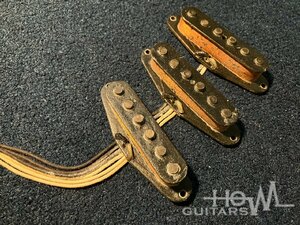 HOWL GUITARS Original Pickup '61Stratocaster Black Bobbin ”Aged” Set ハウルギターズ 旧スペック ラッカー仕上げ [Heavy Formvar]