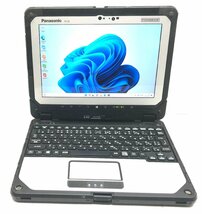 NT:Panasonic TOUGHBOOK CF-20 10.1型 Core i5-7Y57 1.2GHz/4GB/SSD 128GB /無線/Office/内蔵カメラタッチパネルノートパソコン Windows 11_画像1