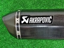 ZX-10R ZX-10RR AKRAPOVIC アクラポビッチ スリップオンマフラー(美品) 車検対応_画像3