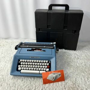  typewriter Japan olibitiOLivetti STUDIO46 case attaching rare rare Showa Retro antique interior operation not yet verification DB0010