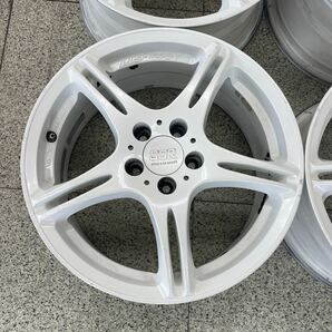 当時物 軽量 美品 SSR integral GT1 インテグラル SSF 16インチ 7J +48 PCD100 5H ホワイト スピードスターの画像4