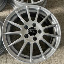 GELBUT TAS JAPAN 16インチ6.5J +30 PCD112 5穴 ハブ径:約57mm シルバー系 4本セット　　　　アウディ 用_画像5