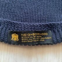 NEIGHBORHOOD ニットキャップ ネイバーフッド ビーニー ニット帽 navy 紺_画像2