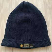 NEIGHBORHOOD ニットキャップ ネイバーフッド ビーニー ニット帽 navy 紺_画像1