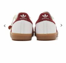 adidas SAMBA OG SPORTY&RICH FOOTWEAR WHITE/CALLEGE BURGUNDY/CREAM WHITE 23FW-S_画像4