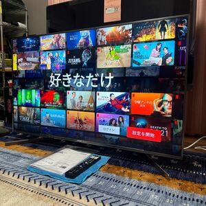 【超美品】SONY BRAVIA 49v型/KJ-49X9500G/プレミアム4K液晶TV/2019年/YouTube Netflix Amazon prime Abema Hulu等/Android TV/ネット対応