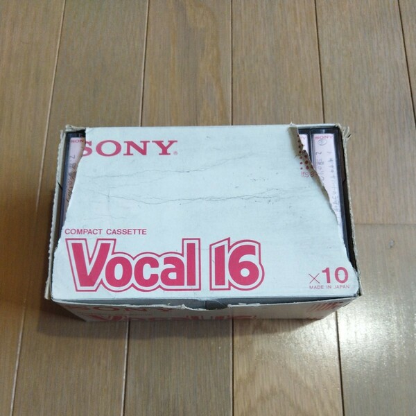 SONY カセットテープ　Vocal16 10本　当時の箱入り