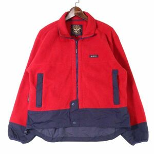 AIGLE エーグル 秋冬 フルジップ フリース★ ジャケット ブルゾン Sz.M　メンズ アウトドア 日本製　E3T02438_A#N