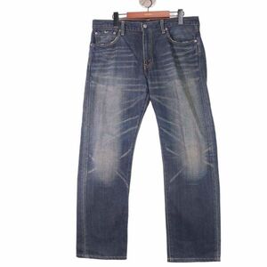 Levi's 505 リーバイス J26535 通年 USED加工★ ストレート デニム パンツ ジーンズ Sz.34　メンズ 大きいサイズ　E3B00738_A#R