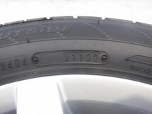 ①☆1本☆22年製 バリ山☆AACHY UP！☆ 4H 100 5.5J +41 15インチ VW純正 アルミホイール タイヤ 185/55R15 DUNLOP 1本_画像7