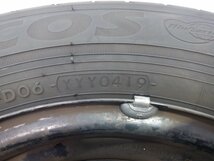 ☆山あり☆ 4H 100 5.5JJ +45 14インチ ホンダ純正 鉄 スチールホイール タイヤ 185/65R14 YOKOHAMA 4本_画像7