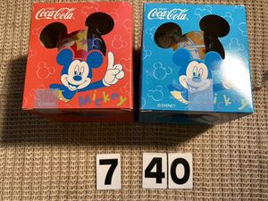新品　コカ・コーラ　ミッキー＆フレンズオリジナルグラス　2個セット