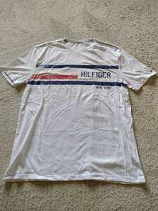 USA購入 TOMMY HILFIGER トミー ヒルフィガー 半袖 Tシャツ ティーシャツ US Lサイズ LL XL サイズ 白 ホワイト 新品未使用 3