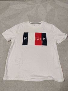 USA購入 TOMMY HILFIGER トミー ヒルフィガー 半袖 Tシャツ ティーシャツ US Lサイズ LL XL サイズ 白 ホワイト 新品未使用 5