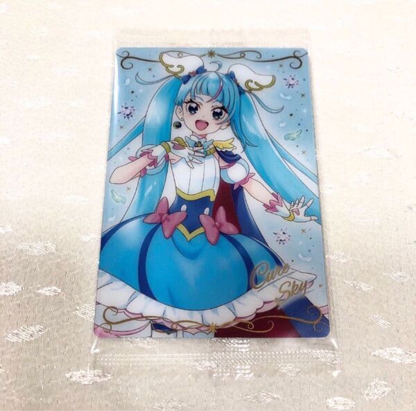 未使用 キュアスカイ No.01 SR ウエハース カード 第8弾 バンダイ ひろがるスカイプリキュア