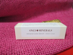 * Only Minerals mineral color Sera m09 melon coral . for beauty care liquid 4g new goods unopened 