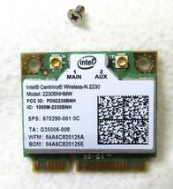 Intel Centrino Wireless-N 2230 802.11b/g/n BlueTooth 4.0 2230BNHMW 無線LANカード_画像1
