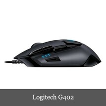 Logitech G402 Mouse ロジテック ゲーミング ブラック USB 有線 FPS RGB マウス 1年保証輸入品_画像4