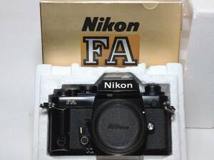 【コレクション級美品／ジャンク品】 ニコン Nikon FA ブラックボディー 1/4000s搭載のマルチニコンFAのコレクション級の逸品です！#2216
