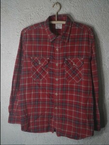 ｎ5763　Levis　Red Tab　リーバイス　レッドタブ　00年代　ビンテージ　vintage　長袖　チェック　シャツ　ネルシャツ　人気