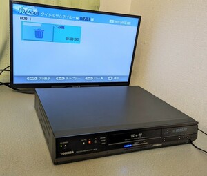 東芝 HDD内蔵DVDレコーダー RD-X5 リモコン/電源ケーブル付