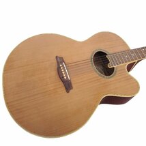 Aria アリア Elecord acoustic electric guitar アコースティックギター model:FET-1　電池ボックス欠品　現状_画像2