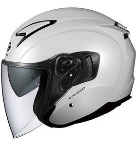 特価品 OGK KABUTO EXCEED パールホワイト XLサイズ 新品未使用 エクシード オープンフェイス インナーバイザー付ジェットヘルメット
