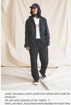 21AW nonnative ノンネイティブNN-P4031 PLOUGHMAN PANTS RELAXED FIT C/N 60/40 CLOTH CORDURA 2 Black 黒 イージーパンツ ナイロンパンツ_画像2