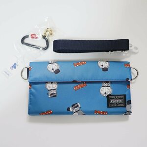 【新品】ポーター ドラえもん コラボ 限定品 長財布 ロングウォレット 青 ブルー 吉田カバン Porter Doraemon yoshida LONG WALLET