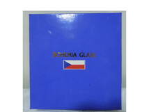 (46)☆BOHEMIA GLASS ボへミア　ワイングラス？　シャンパングラス？　2客セット☆経年保管品_画像8