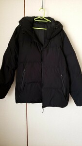 【美品】GU　中綿ジャケット　黒　XXL 　大きい　ビッグサイズ