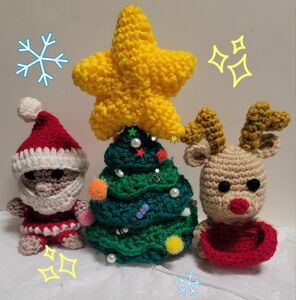 クリスマス編みぐるみセット