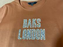 DAKS ダックス Tシャツ　オレンジ茶_画像2