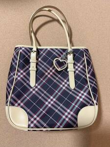 Burberry BLUE LABEL バーバリー ブルーレーベル　トートバック