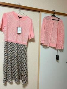 新品 DAKS ダックス 　ワンピース＋カーティガン　セット