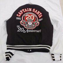 Captain Santa　スタジャン　サイズXL　ブラック×ホワイト　20周年記念　レザー　キャプタンサンタ　ゴールデンベア_画像6