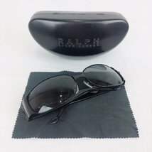 RALPH LAUREN　サングラス　RA4045　63□14-135　ブラック　クロス・ケース付き　ラルフローレン_画像1