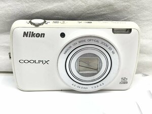 【稼働品】NIKON　ニコン　COOLPIX　S810C　デジカメ　コンパクトカメラ　白　ホワイト　本体のみ　ケース無し