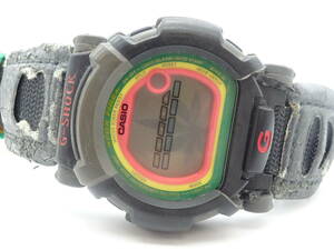 ☆CASIO☆ #23028 カシオ G-ショック DW-002BM-8 ボブ・マーリーモデル ラスタカラー 動作未確認 ジャンク品