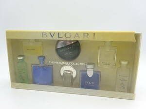 ☆ブランド香水☆ #23442 残量たっぷり！ BVLGARI/ブルガリ ミニチュア コレクション 8点入り ケース付き 8-9割残